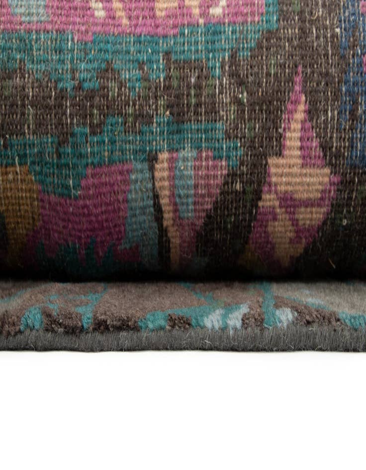 Detail image of  8' 2 x 9' 11  Hand Knotted Modern Manshu Wool Rug