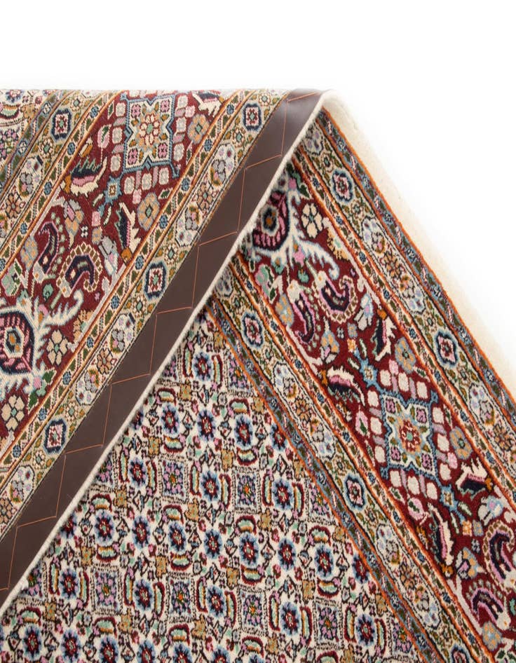 Detail image of  6' 7 x 9' 7  Hand Knotted Mood Persian Rug