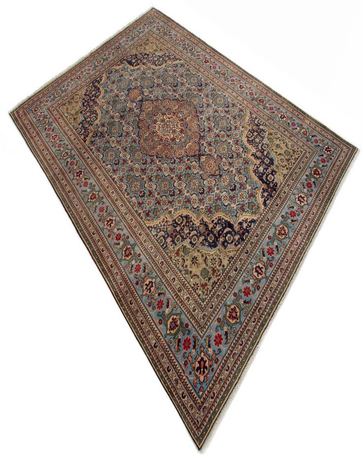 Detail image of  8' 2 x 10' 9  Hand Knotted Tabriz Persian Wool Rug
