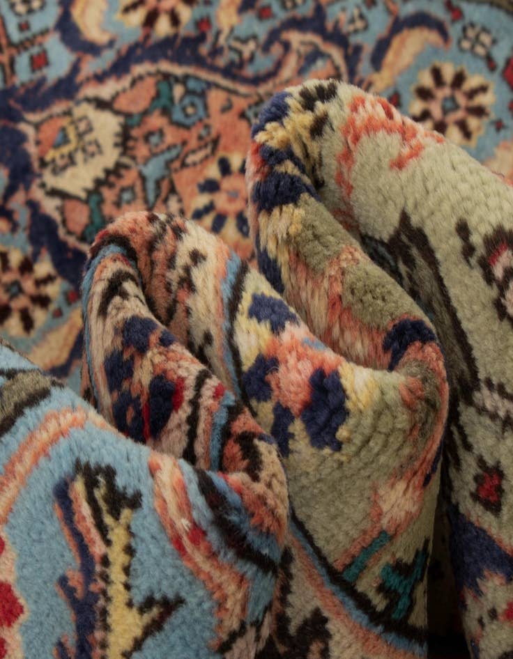 Detail image of  8' 2 x 10' 9  Hand Knotted Tabriz Persian Wool Rug
