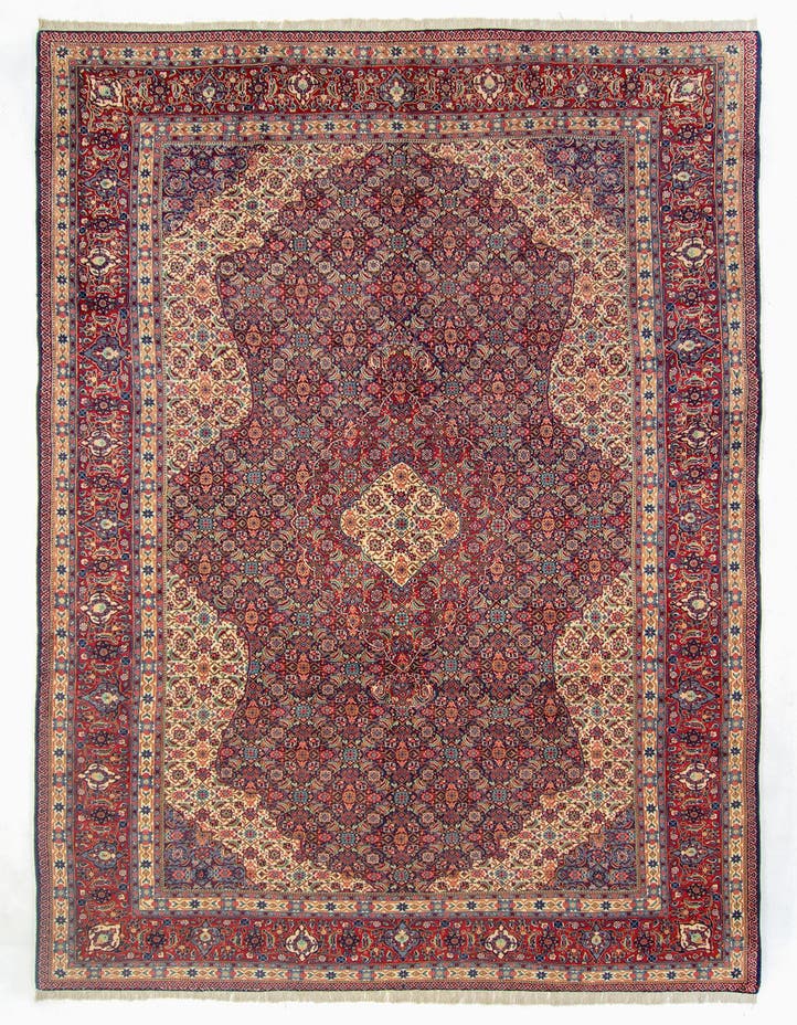  7' 9 x 10' 10  Hand Knotted Tabriz Persian Wool Rug