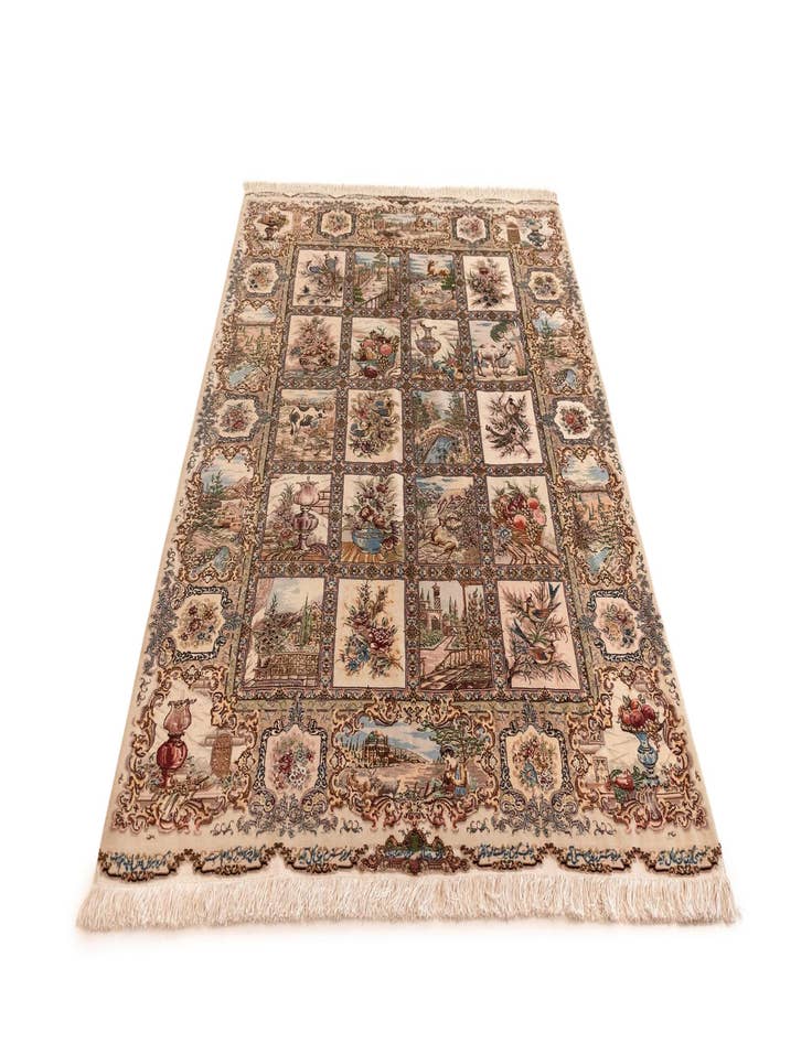 Detail image of 4' 10 x 7' 1 Hand Knotted Tabriz Persian Rug