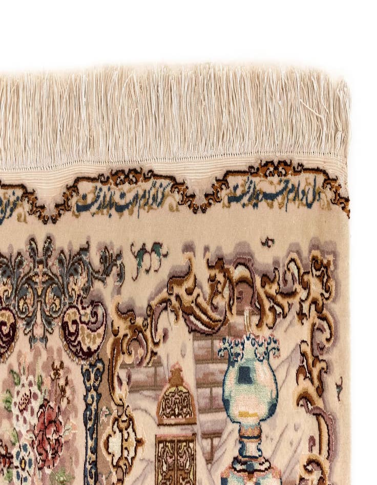 Detail image of 4' 10 x 7' 1 Hand Knotted Tabriz Persian Rug