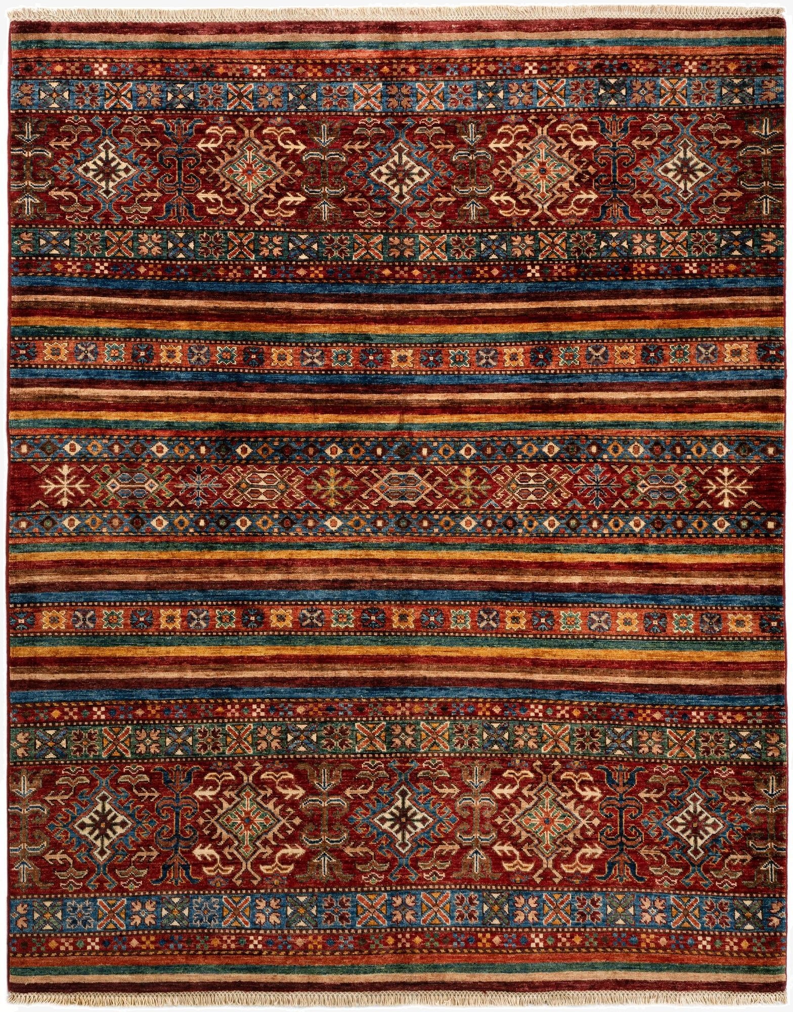  5' 2 x 6' 8 Torkman Wool Rug