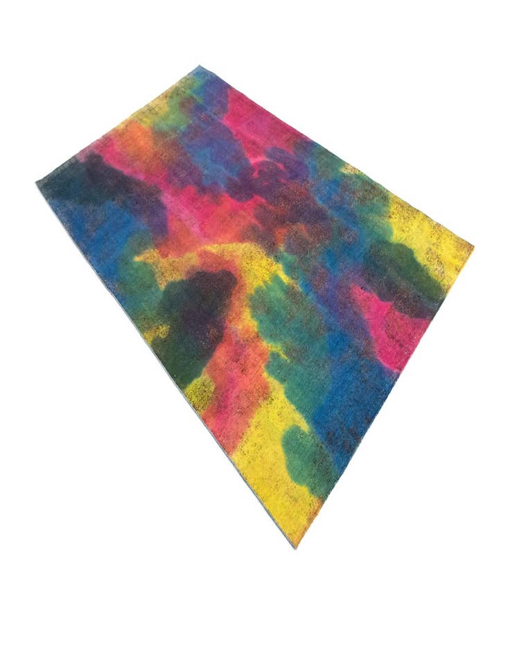 Detail image of  6' 5 x 10' 6  Hand Knotted Vintage Royal Persian Wool Rug