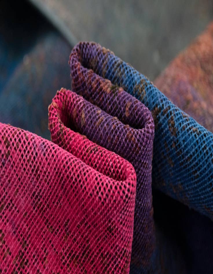 Detail image of  6' 5 x 10' 6  Hand Knotted Vintage Royal Persian Wool Rug