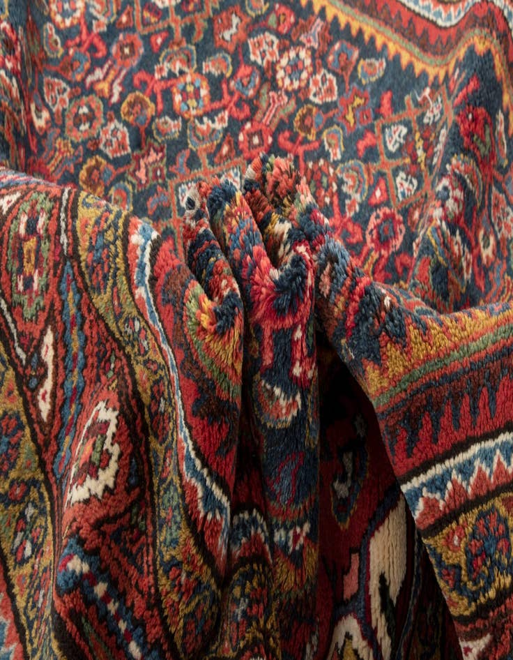 Detail image of  5' 1 x 9' 9  Hand Knotted Mood Persian Wool Runner Rug