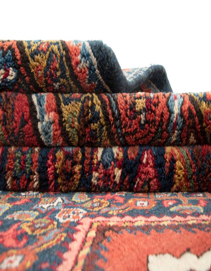 Detail image of  5' 1 x 9' 9  Hand Knotted Mood Persian Wool Runner Rug