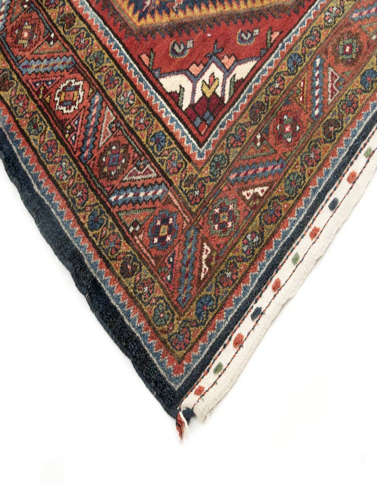 Detail image of  5' 1 x 9' 9  Hand Knotted Mood Persian Wool Runner Rug