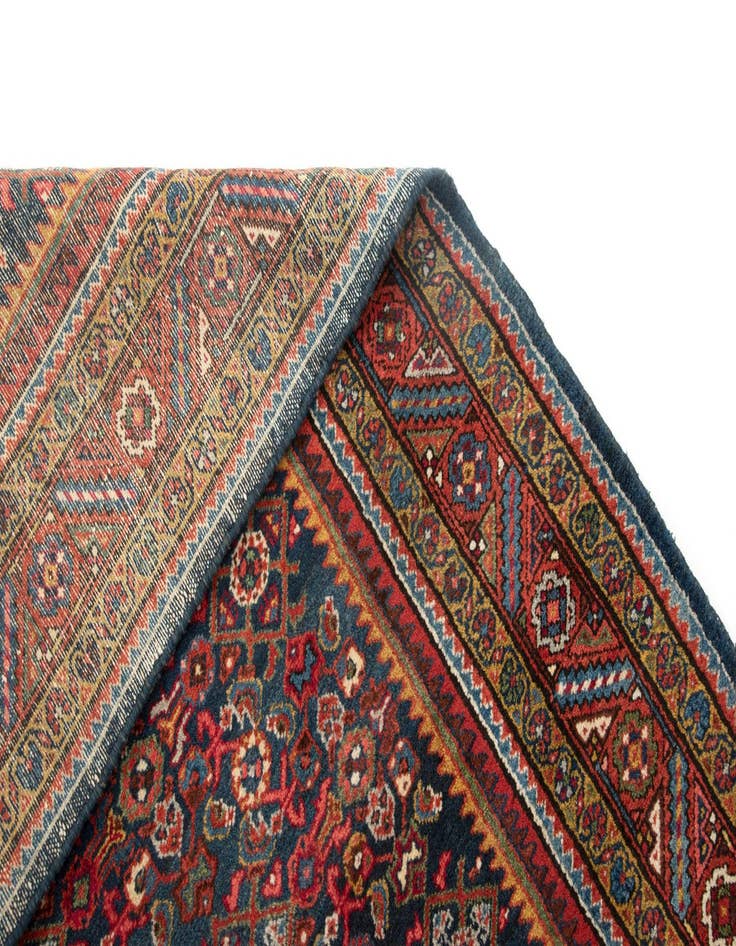 Detail image of  5' 1 x 9' 9  Hand Knotted Mood Persian Wool Runner Rug