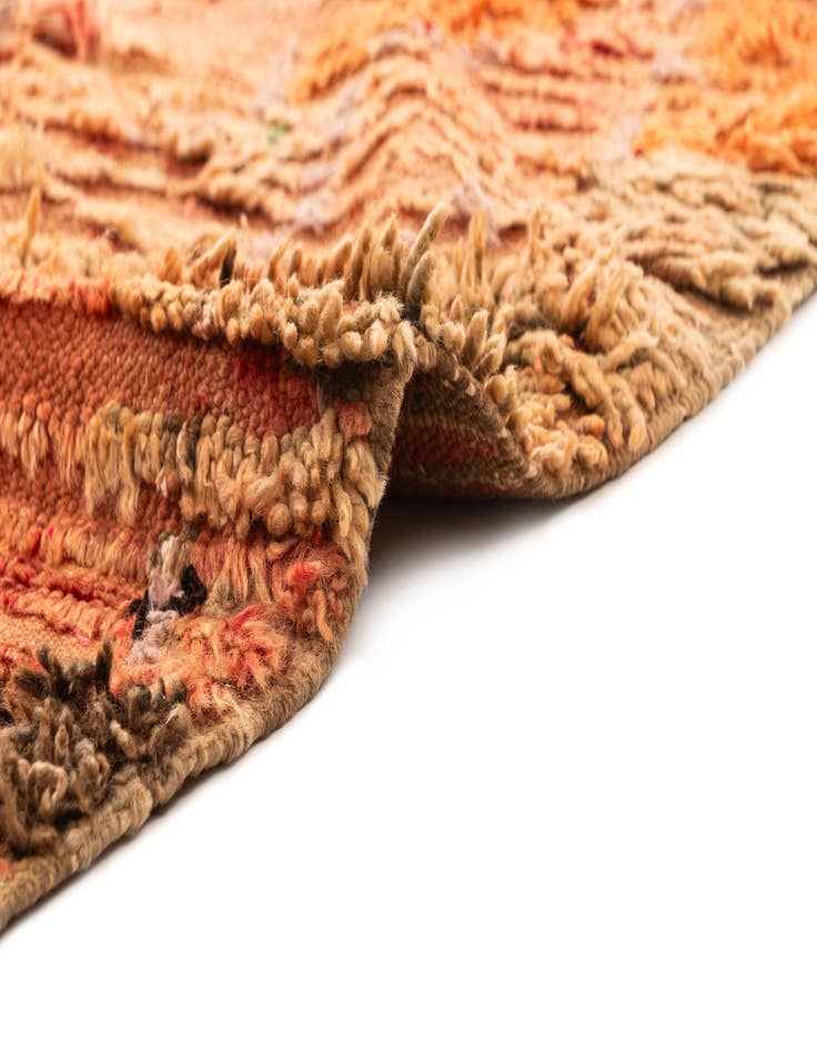 Detail image of  5' 2 x 5' 7 Berber Square Rug