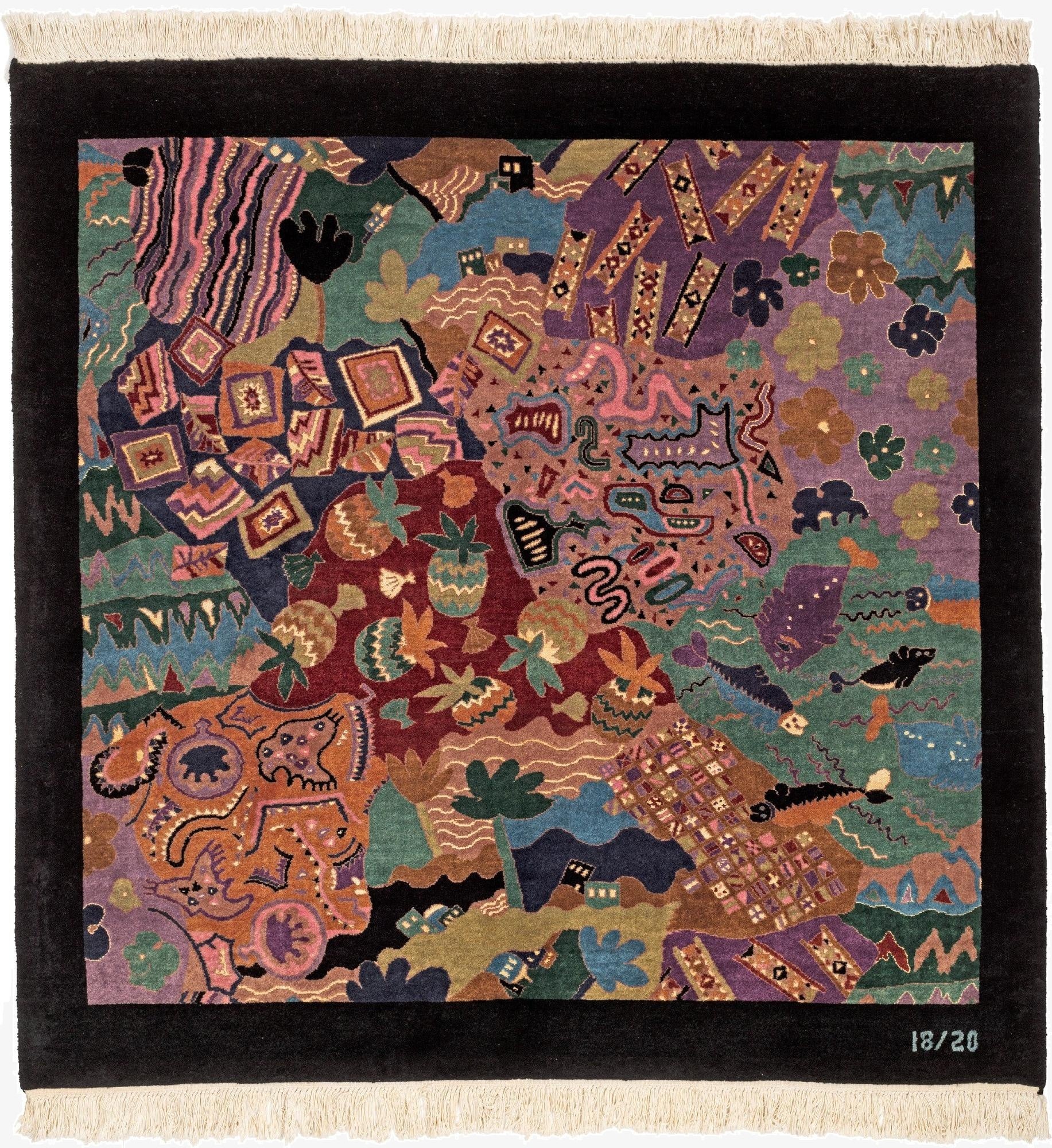  4' 5 x 4' 6 Terra Nova Square Rug