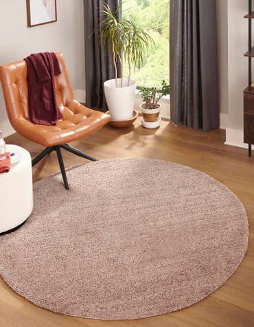  3' 3 x 3' 3 Jill Zarin Shaggy Chic Round Rug