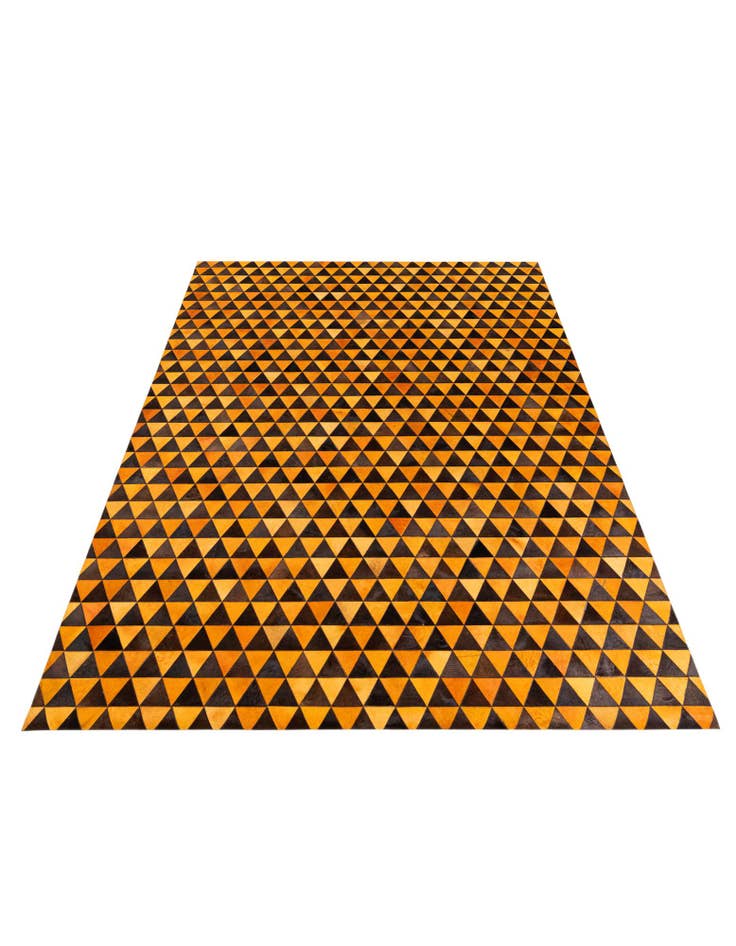 Detail image of  8' x 10' 2 Cowhide Stocks Rug