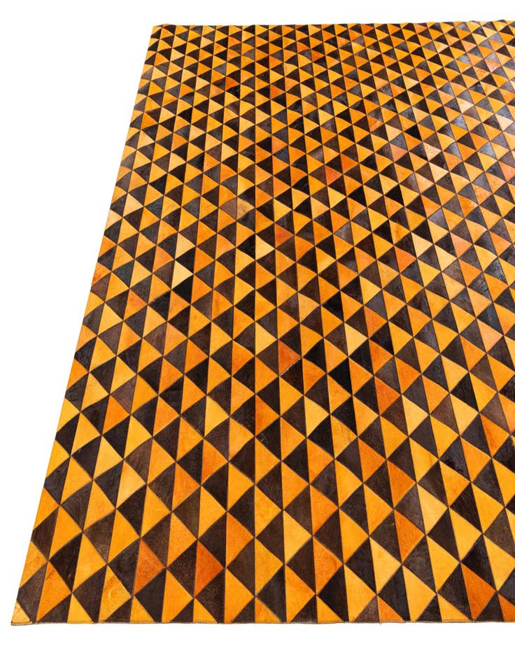 Detail image of  8' x 10' 2 Cowhide Stocks Rug