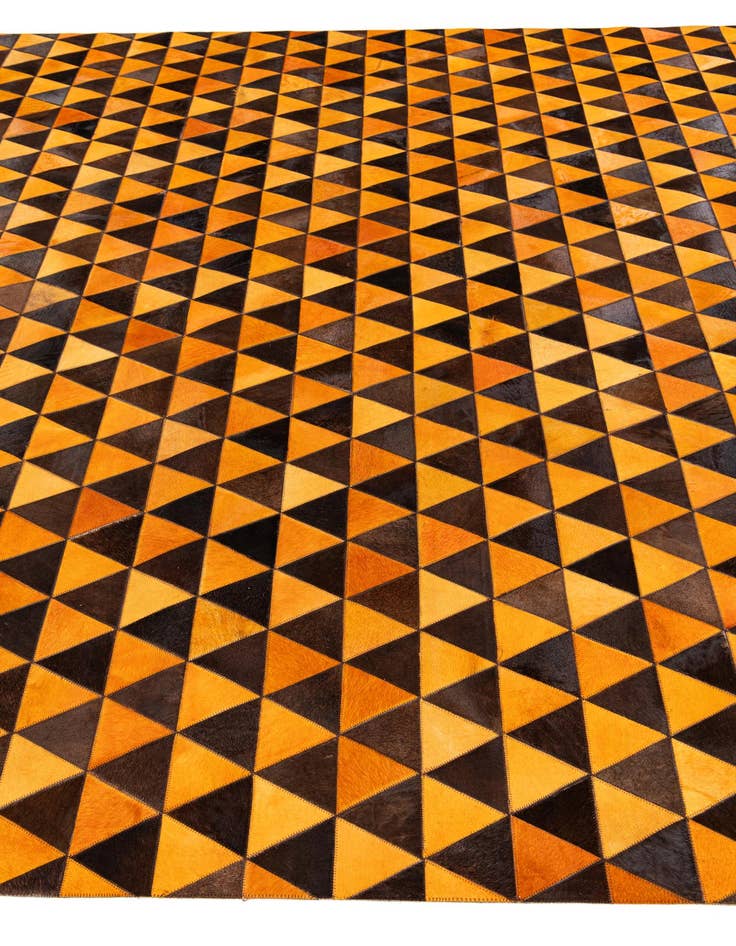 Detail image of  8' x 10' 2 Cowhide Stocks Rug