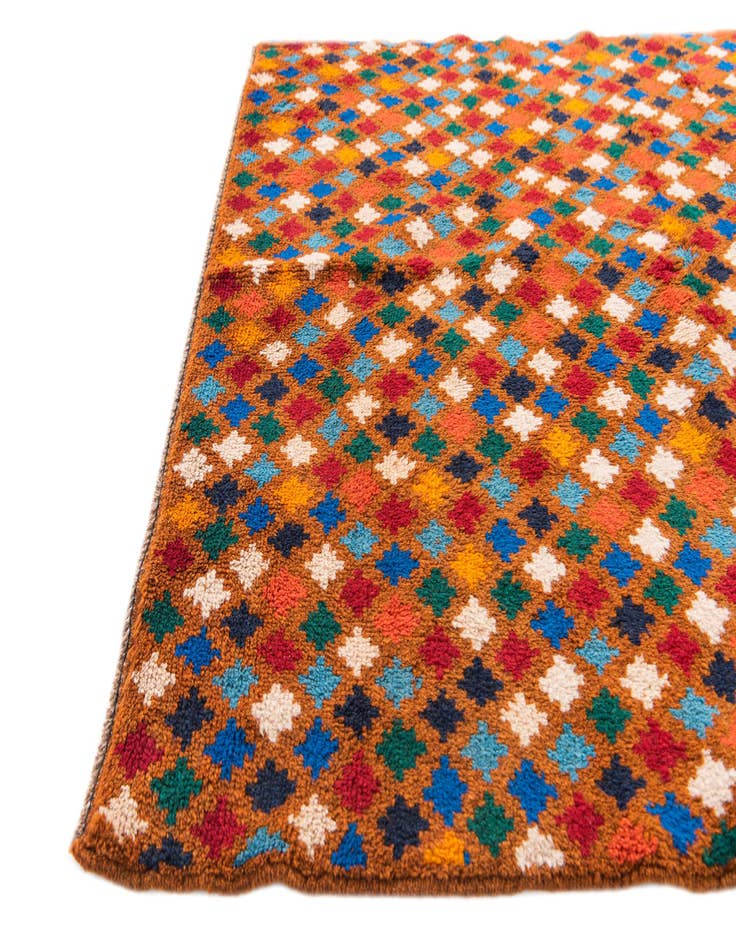 Detail image of  3' 10 x 5' 10  Hand Knotted Balouch Wool Rug