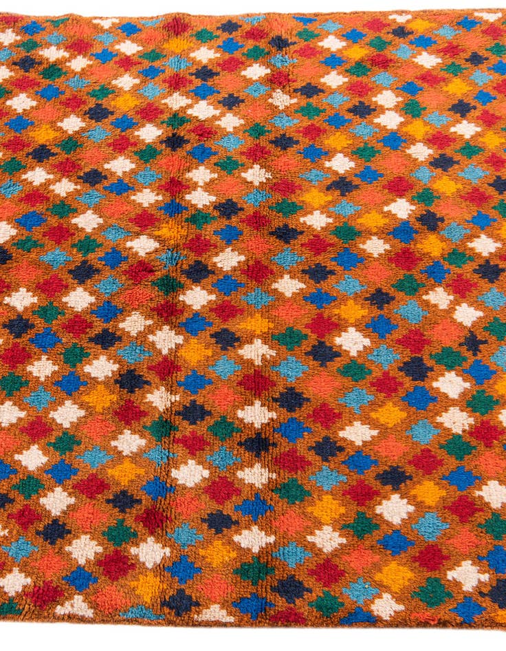 Detail image of  3' 10 x 5' 10  Hand Knotted Balouch Wool Rug