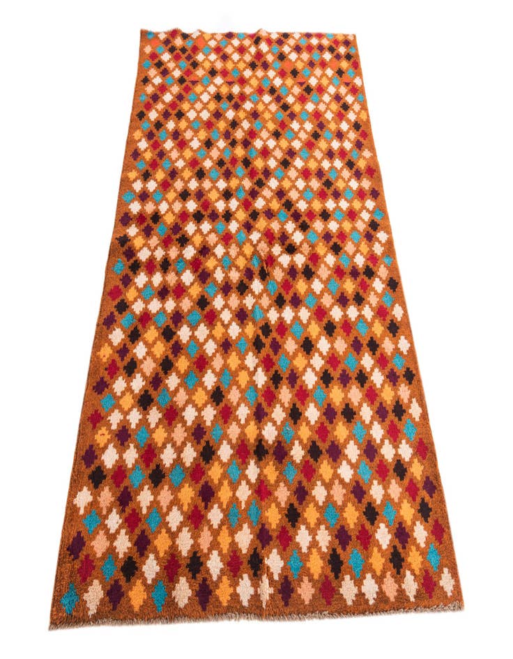 Detail image of  3' 10 x 6'  Hand Knotted Balouch Wool Rug