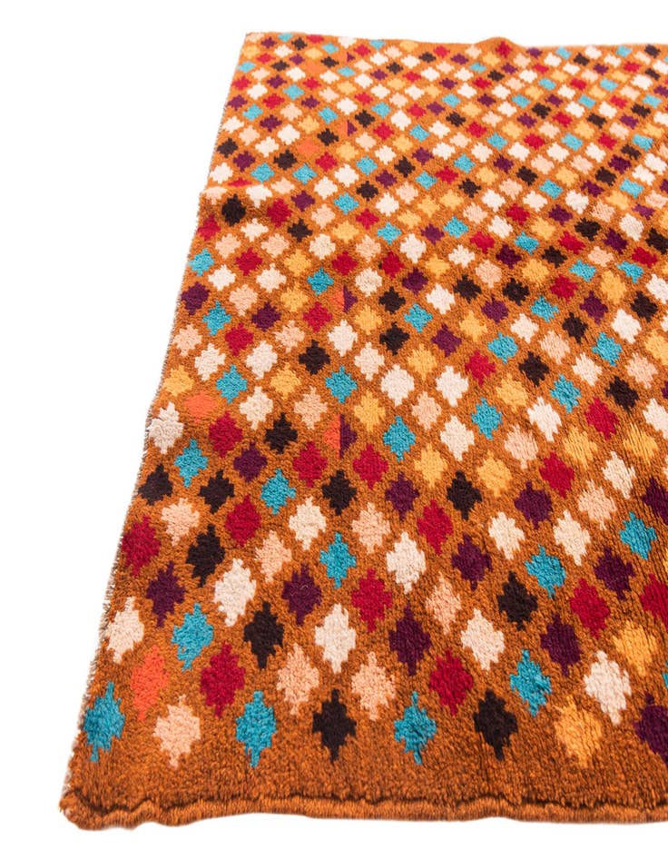 Detail image of  3' 10 x 6'  Hand Knotted Balouch Wool Rug