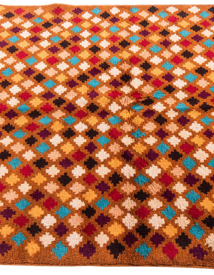 Detail image of  3' 10 x 6'  Hand Knotted Balouch Wool Rug