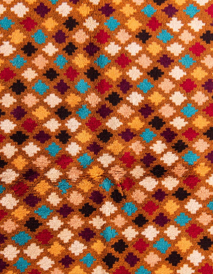 Detail image of  3' 10 x 6'  Hand Knotted Balouch Wool Rug