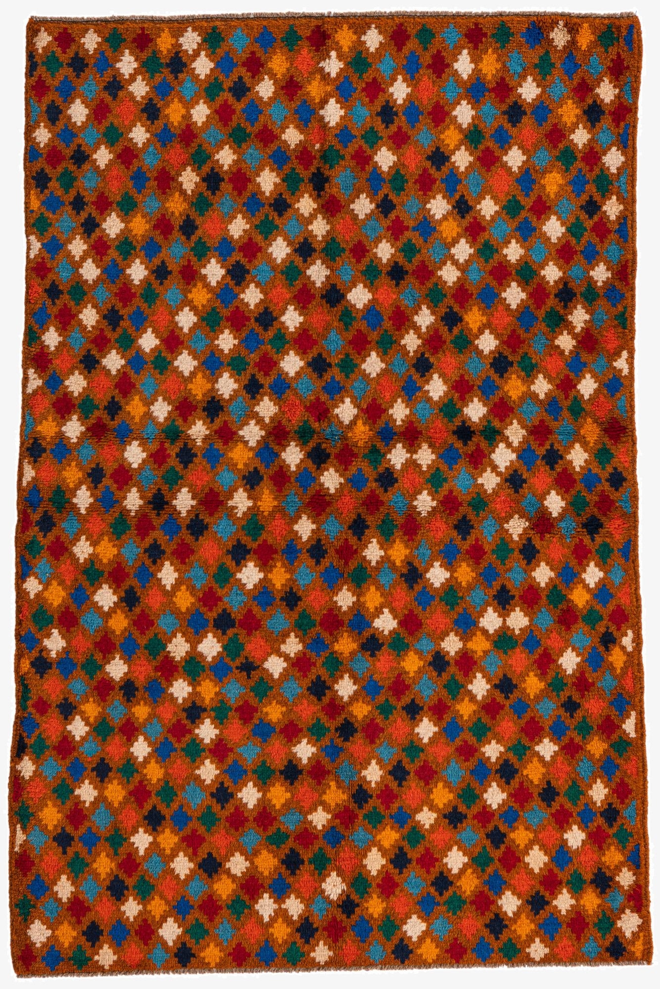  3' 10 x 5' 10  Hand Knotted Balouch Wool Rug