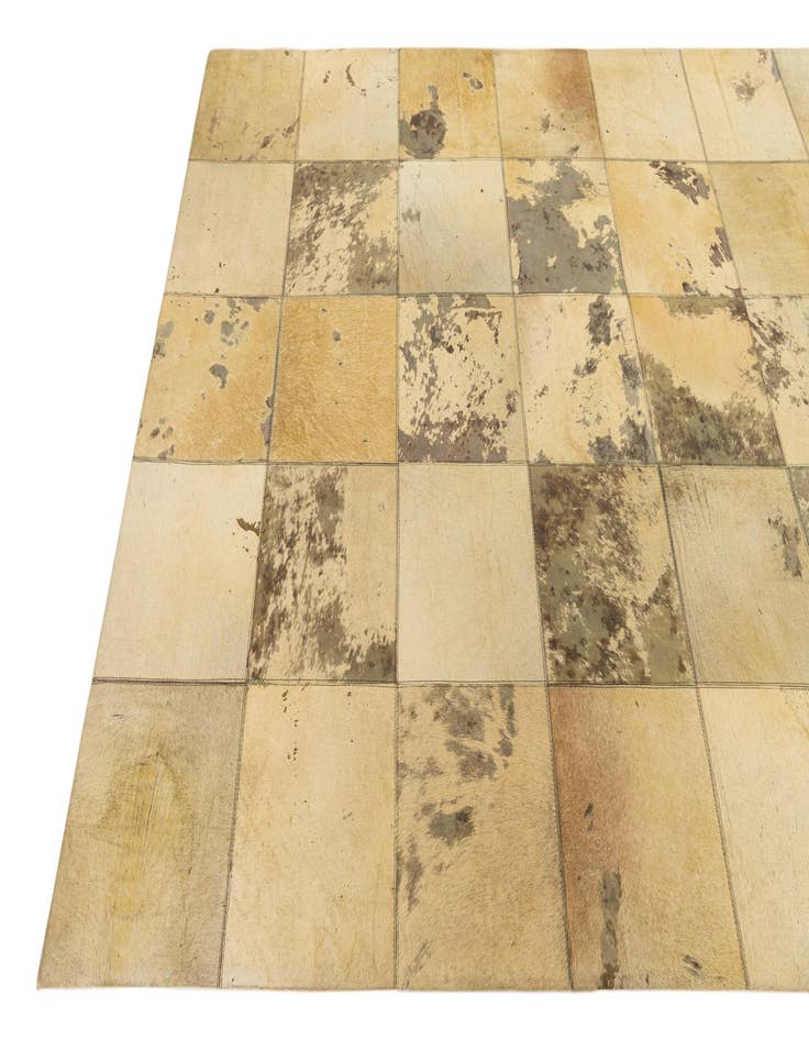 Detail image of  5' x 8' Cowhide Leather Rug