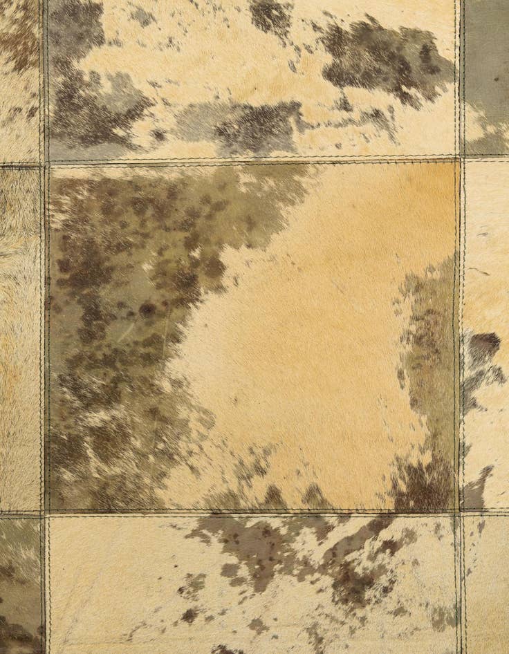 Detail image of  5' x 8' Cowhide Leather Rug