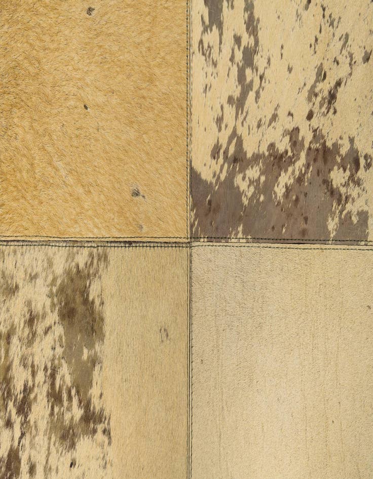 Detail image of  5' x 8' Cowhide Leather Rug