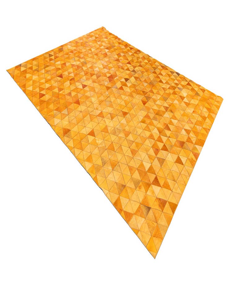 Detail image of  7' 11 x 9' 11 Cowhide Stocks Rug