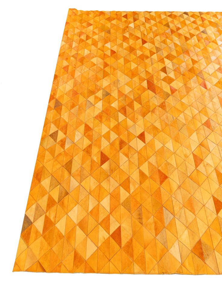 Detail image of  7' 11 x 9' 11 Cowhide Stocks Rug