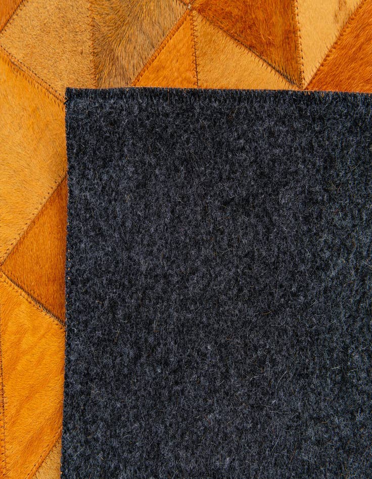Detail image of  7' 11 x 9' 11 Cowhide Stocks Rug
