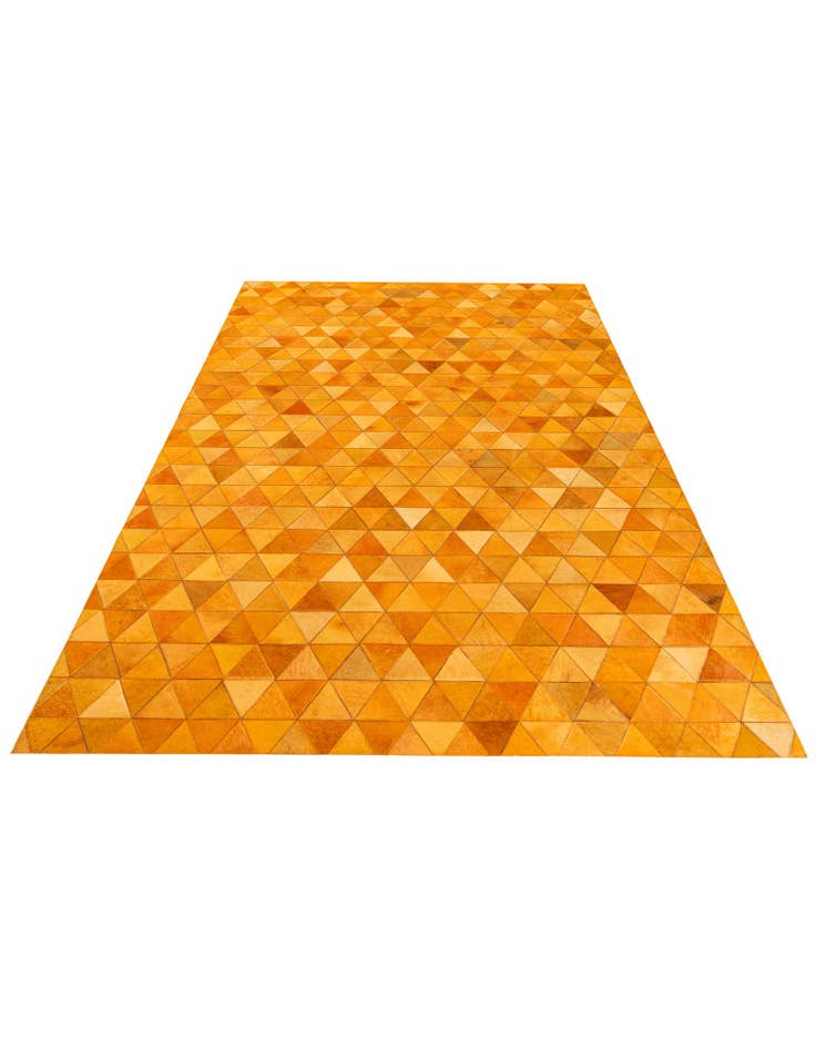 Detail image of  5' 2 x 7' 11 Cowhide Stocks Rug