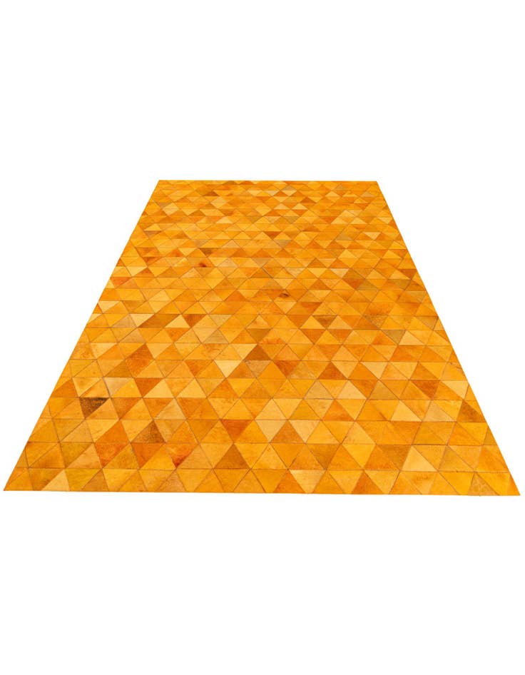 Detail image of  5' 2 x 8' 1 Cowhide Stocks Rug