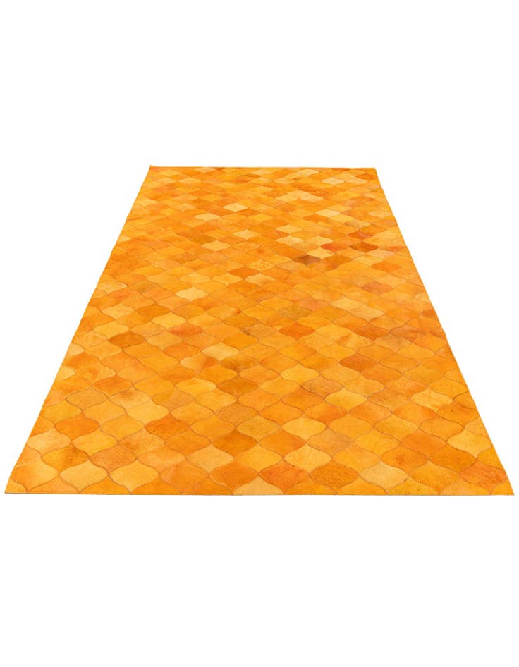 Detail image of  5' 1 x 8' Cowhide Stocks Rug