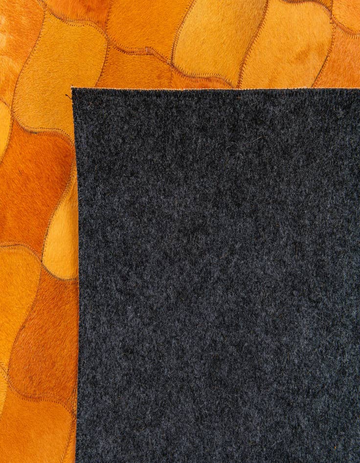 Detail image of  5' 1 x 8' Cowhide Stocks Rug