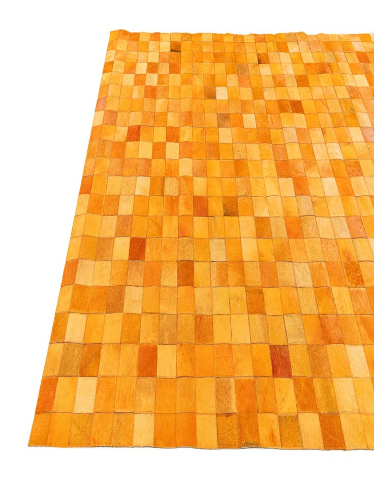 Detail image of  5' x 8' 1 Cowhide Stocks Rug