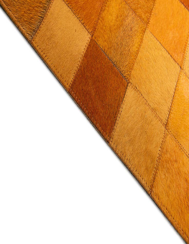 Detail image of  5' x 8' 1 Cowhide Stocks Rug