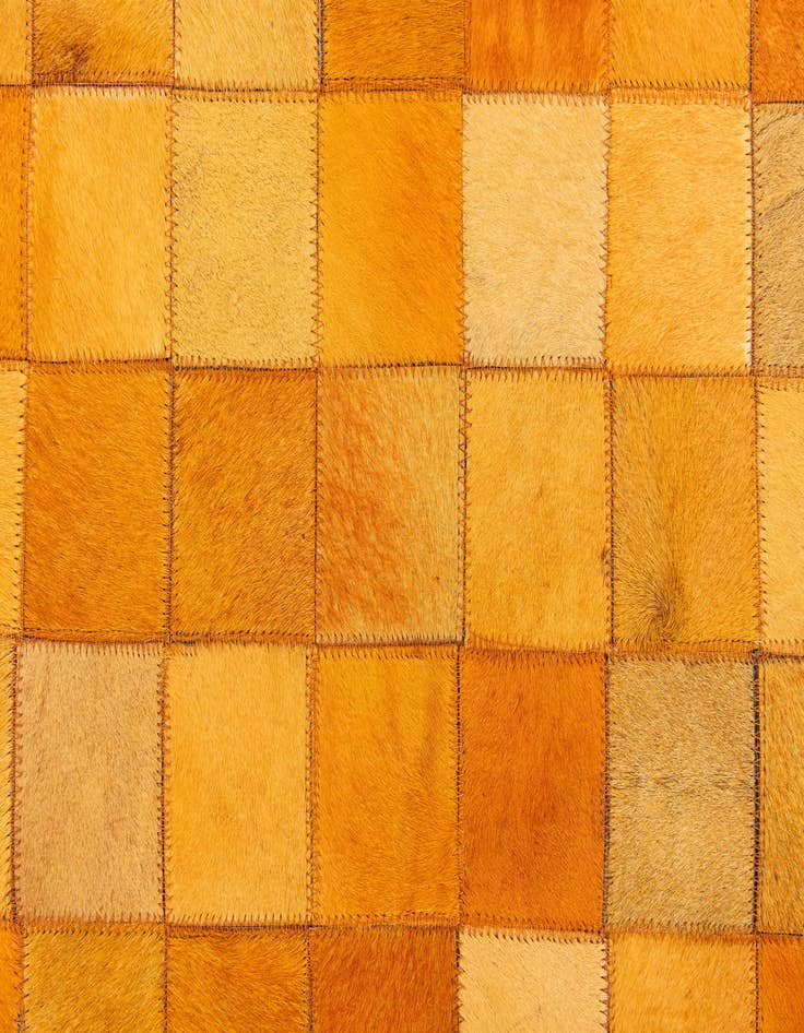 Detail image of  5' x 8' 1 Cowhide Stocks Rug