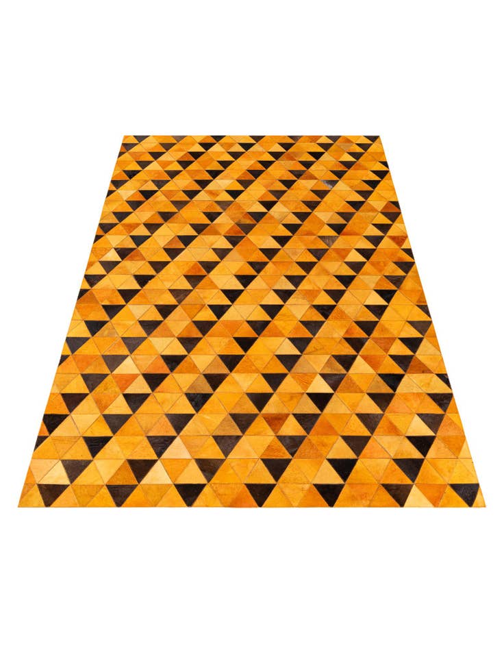 Detail image of  5' x 8' 2 Cowhide Stocks Rug