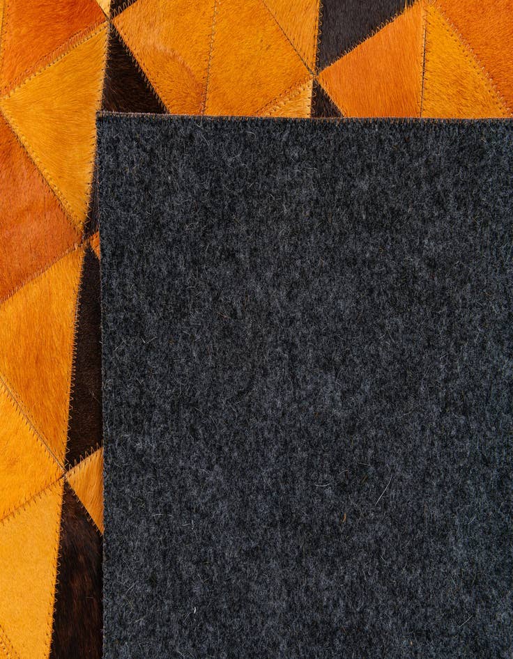 Detail image of  5' x 8' 2 Cowhide Stocks Rug