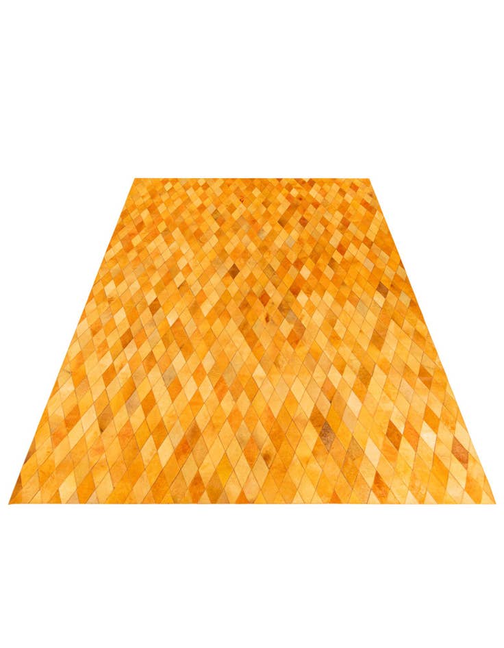 Detail image of  8' 1 x 10' 1 Cowhide Stocks Rug