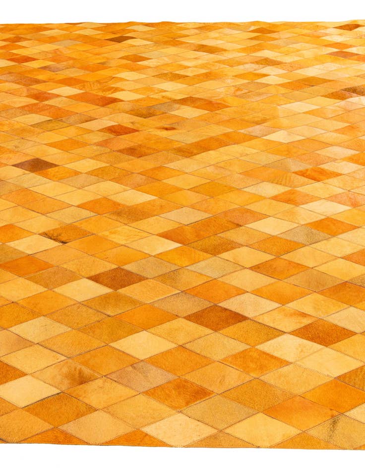 Detail image of  8' 1 x 10' 1 Cowhide Stocks Rug