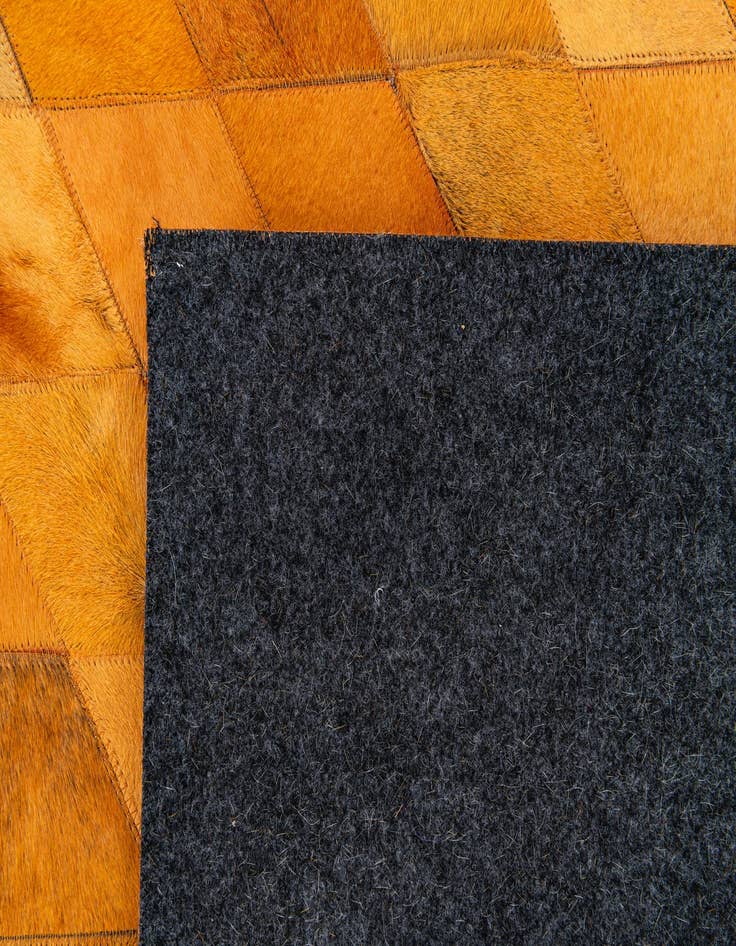 Detail image of  8' 1 x 10' 1 Cowhide Stocks Rug