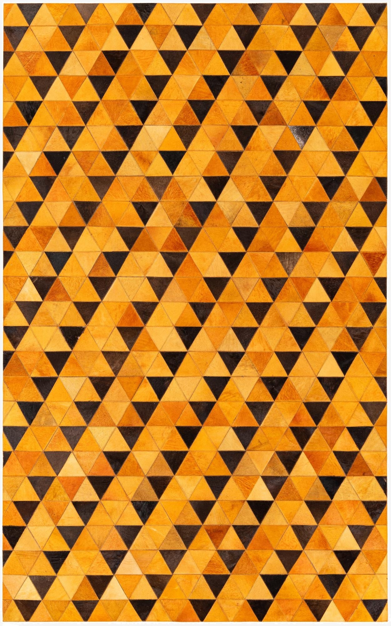  5' x 8' 2 Cowhide Stocks Rug