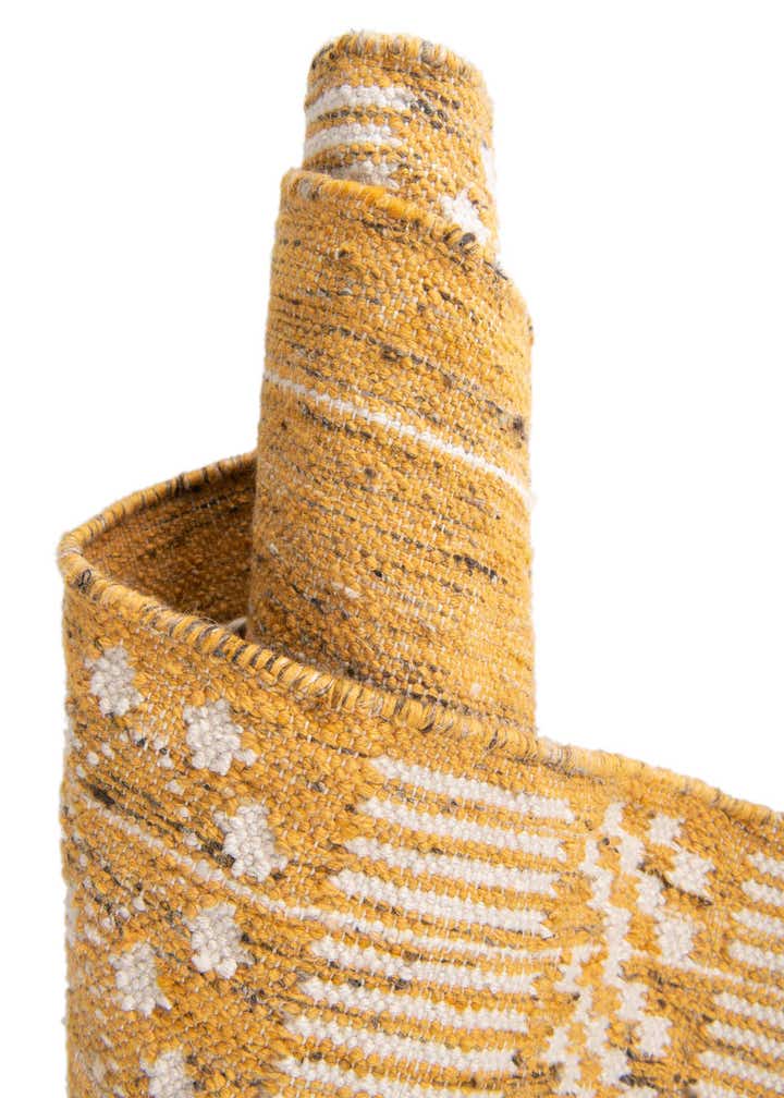 Mustard Yellow 2' x 3' 1 Hand Woven Eco Bohemian Indoor Indoor ...