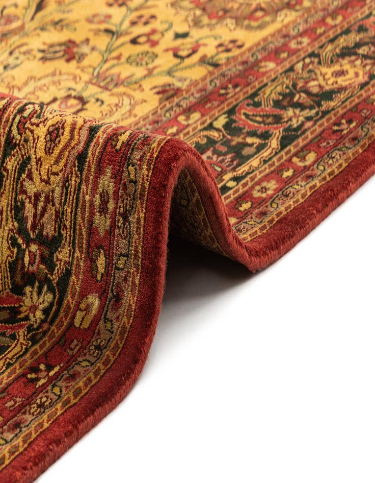 Detail image of  5' 7 x 7' 9  Hand Knotted Isfahan Oriental Wool Rug