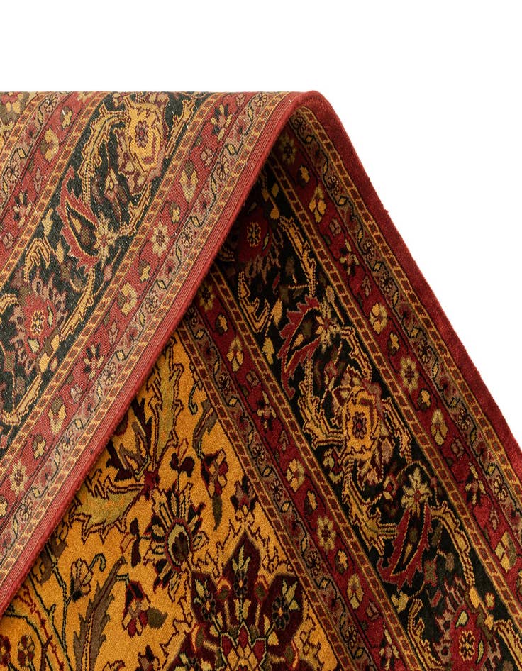 Detail image of  5' 7 x 7' 9  Hand Knotted Isfahan Oriental Wool Rug