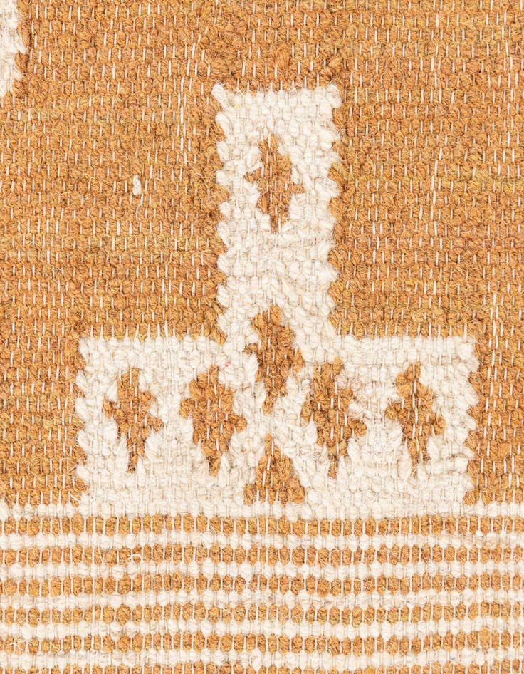 Detail image of  4' x 6' 2  Hand Woven Kilim Jute Rug